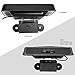 AUTOWINGS A-H9110B Car Headrest DVD Player 9 inch Screen Leather with USB HDMI FM Transmitter Game Disc Remote IR Headphone Black Pack of 2
