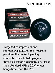 Dunlop MAX Progress Squash Ball