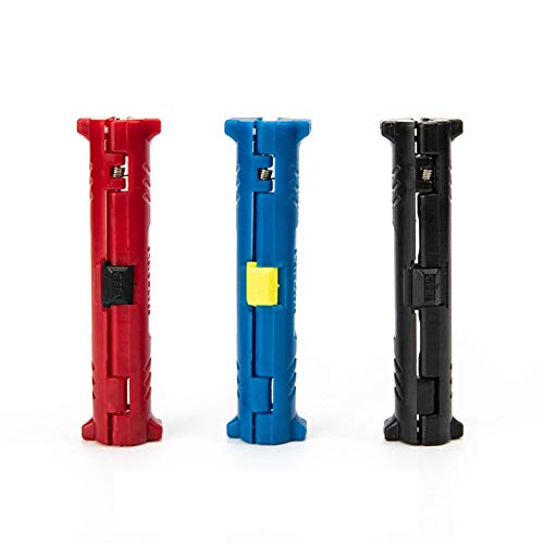 Stripper for Coaxial Cable Universal for All Sat Cable Antenna Cable Stripping Tool 3PCS