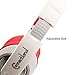 Connectland Over Ear 3.5mm Wired Headphone, Microphone Lightweight Adjustable Headband for Kids,Teens,Adults. iPhone iPad Tablet, Red&White CL-AUD63080