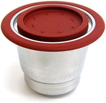 Mister Barista Stainless Steel Metal Refillable Nespresso Coffee Capsule - Reusable Coffee Pods With Silicone Lids (Full Set) by Mister Barista