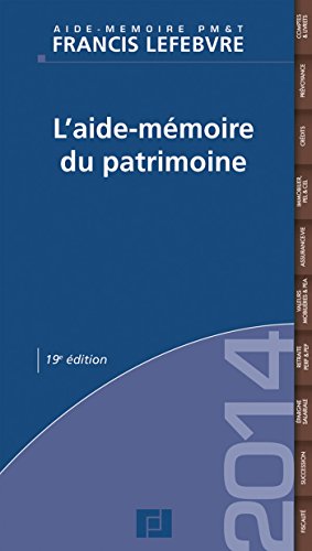 L' aide-mémoire du patrimoine
