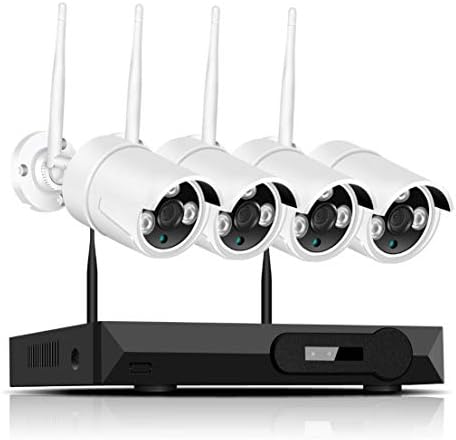 5MP 4CH Wireless Security Camera System NVR Kit Video Surveillance IP Camera Outdoor WiFi CCTV Set H.265 Audio System,Withoutharddrive