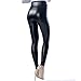 TS Womens Fashion Hot Stretch High Waist Thick Leather Leggings Pants