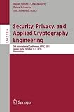 Image de Security, Privacy, and Applied Cryptography Engineering: 5th International Conference, SPACE 2015, Jaipur, India, October 3-7, 2015, Proceedings (Lect