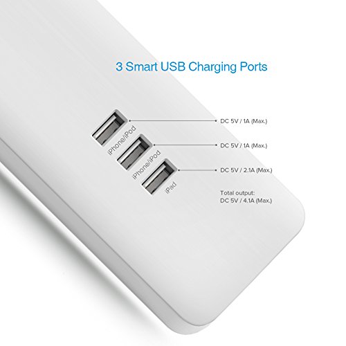 Koogeek-Smart-Surge-Protector-Wifi-Power-Strip-3-Outlets-with-3-USB-Charging-Ports-for-Apple-HomeKit-with-Siri-Timers-Remote-Control-on-24GHz-Network