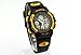 PASNEW Boys Girls Waterproof Sport Digital Watch Dual Time Display (Yellow)