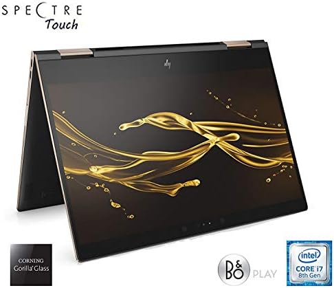 HP Spectre Touch x360 13t-ae00 Ash/Gold Convertible 8th Gen Quad Core Intel i7 up to 4.0GHz 16GB 512GB SSD 13.3in FHD Gorilla Glass (Renewed)