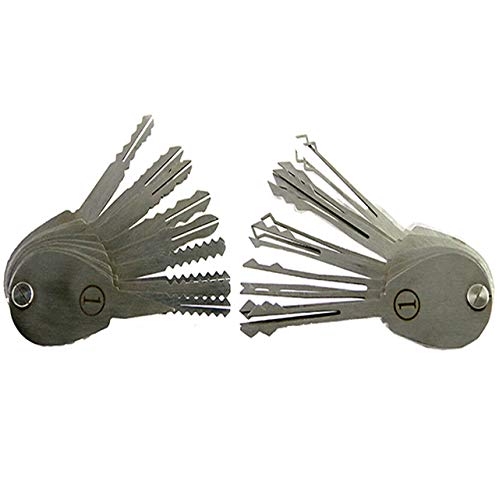 TMP Go 20pcs Folding Scissors Lock Pick Set,Door Lock,Car Use