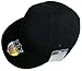 KNW-2364 BLK (7 3/8) The Real Original Fitted Flat-Bill Hats True-Fit, 9 Sizes & 20 Colors