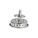 Highcraft 97633 Kitchen Sink Spin and Seal Basket Strainer Replacement for Standard Drains (3-1/2 Inch) Chrome Plated Stainless Steel Body with Threaded Stopper