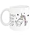 XOXOOR Shuh Duh Fuh Cup Mug - Handmade Funny 11oz Mug Best Birthday Gifts for Men Women Friends Work (Unicorn mug)