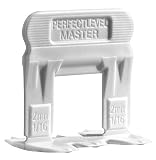 T-Lock TM 1/16" (2mm) 250 Clips" PERFECT LEVEL MASTER TM Professional" Anti lippage" Tile Leveling System - (spacers only), Red Wedges not Included and Sold Separately!