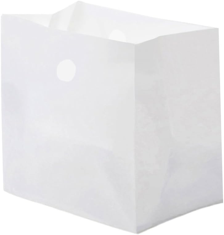 Glopack SANNWTPE Diner Bag with Die Cut Handle, 14" Length x 14" Width (Case of 250)
