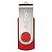 MECO 10Pcs 8GB 8G USB 2.0 Flash Drive Memory Stick Fold Storage Thumb Stick Pen Swivel Design Light Red