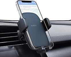 2021 Upgraded AUKEY Phone Car Holder with Stronger Vent Clip, Hands Free Cell Phone Holder for Car, Universal Air Vent...