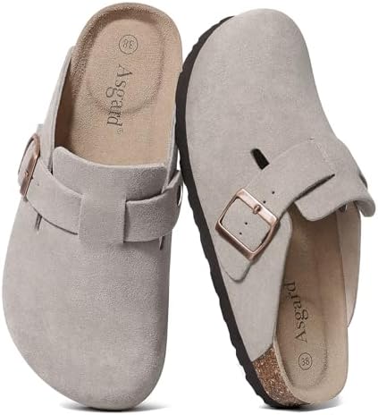 Amazon.com | Birkenstock Boston Leather Black Unisex Clogs