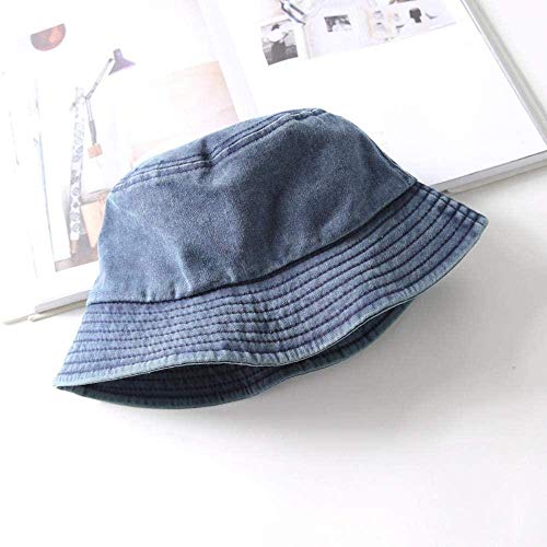NIUASH Fischerhüte Washed Denim Bucket Hat Männer Frauen Baumwolle Angeln Jagdmütze Faltbare Outdoor Strand Fischer Hüte… – Bild 6