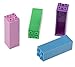 Premium Pastel Colors Blue, Green, Pink, and Purple Stackable Base Plates - 4 Pack 6