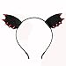 Bodermincer Black Lace Bat Ears Hairband Cosplay Clothes Headbands Accessories