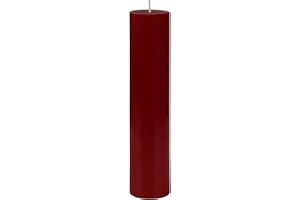 2 x 9 Red Pillar Candle