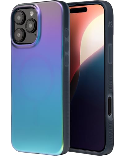 ZAGG Milan Snap Case for iPhone 16 Pro Max - Color Changing Finish, MagSafe & W…