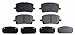 ACDelco 14D923CH Advantage Ceramic Front Disc Brake Pad Set with Hardware
