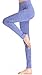 VAMEI Women's Yoga Pants High Waist Running Workout Leggings, Navy, One Size
