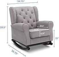 Delta Children Emma Nursery Rocking Chair Ecru Multi 508520 034 Buy Online At Best Price In Uae Amazon Ae
