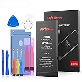 Flylinktech for iPhone 7 Battery, 2200mAh High Capacity Li-ion Battery with Repair Tool Kit -Included 24 Months Warranty