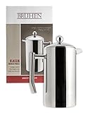 Large Stainless Steel French Press Coffee Maker - Double Wall Tea Or Coffee Press - 36 Oz (1 Liter) - With BONUS EXTRA Filter