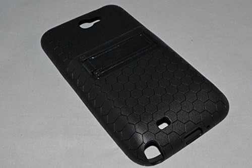Samsung Galaxy Note II 2 Silicone TPU Case for Extended Batteries - The perfect protective cover for a phone that uses an extended battery. N7100 SGH-i317 SGH-T889 SPH-L900 SCH-i605 SCH-R950 (Black)