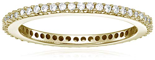 Vir Jewels 1/2 cttw Diamond Eternity Ring 14K Yellow Gold Wedding Band Size 6