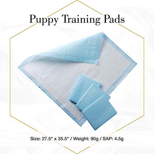Allmax Premium Puppy Training Pads, 27.5-Inch by 35.5-Inch X-Large, 40-Piece