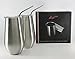 Insulated Double Walled and Vacuum Sealed 16 oz Stainless Steel Elegant Wine Glass Tumbler Set of 2 with Lids and Stainless Steel Straws - No Sweat - No Seams - Enjoy Beer Iced Tea Water Soda Coffee