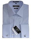 Blue French Cuff Dress Shirt (Cufflinks Included)