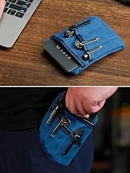 Sayram SP6 EDC Pouch, Waxed Canvas Compact Pocket