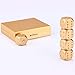 LZWIN 5 in 1 Precision Aluminum Alloy Solid Metal Gold Dice Set Poker Party Game Toy Portable Dice Man Boyfriend Gift