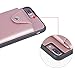 Teskyer 4326521691 HZGOTech iPhone 7 Plus Case/iPhone 8 Plus Case, Acrass iPhone 7 Plus/iPhone 8 Plus Wallet Case with Back Pocket Card Holders, Rosegold, Rosegold