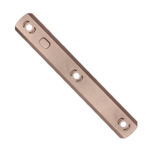 TuFok Low Profile Mlok 13-Slot Rail Section (Aluminum TAN) - Thumbnail 2
