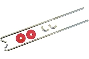 SCHUMACHER ELECTRIC Schumacher BAF-J10 Battery Hold-Down Kit - J-Bolts, Hooks - Hold Down and Secure Your Car Battery