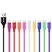 OKRAY 10 Pack 1ft Mini USB Cable Short High Speed Micro 2.0 USB Charger Sync Charging Cord Compatible for Samsung, Google Nexus, LG, HTC, Nokia, Sony, Power Bank, USB Charging Station(Multicolored)