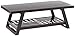 Coaster Home Furnishings 701868 Coffee Table with Slatted Bottom Shelf, Cappuccino