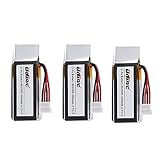3pcs UDI RC 3.7V 350mAh Rechargeable Li-Po Batteries for U845 U845WiFi U818A RC Drone