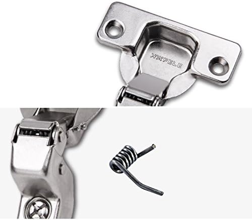 HAFELE 110 Degree Kitchen Cabinet Cupboard Door Hinge Half Overlay with Slide on Arms Automatic Closing Spring Without Soft Close Cushioning - Image 4