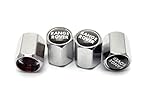 Chrome Metal Tire Valve Stem Caps for Range Rover All Model set of 4