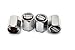 Chrome Metal Tire Valve Stem Caps for Range Rover All Model set of 4