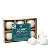 Hosley Set of 12 White Unscented Floating Candles Mini Candle Discs 1.6