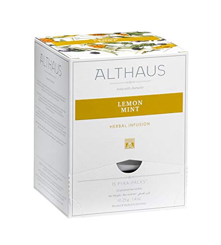 Althaus Tee LEMON MINTâ
 Kräutertee im Pyramidenbeutel PYRA PACK â
 Naturbelassener Kräutertee mit Zitronengras und Pfefferminze â
 15 x 2,75g – Bild 5