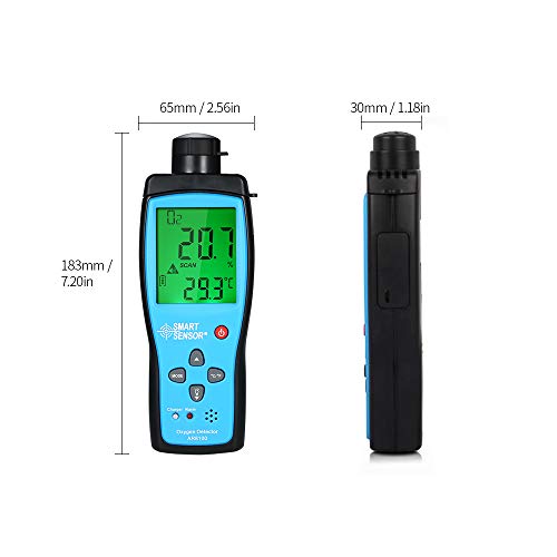 Oxygen Meter, KKmoon Oxygen Meter Digital Portable Automotive O2 Gas Tester Monitor Detector Handheld Oxygen Meter - Thumbnail 7
